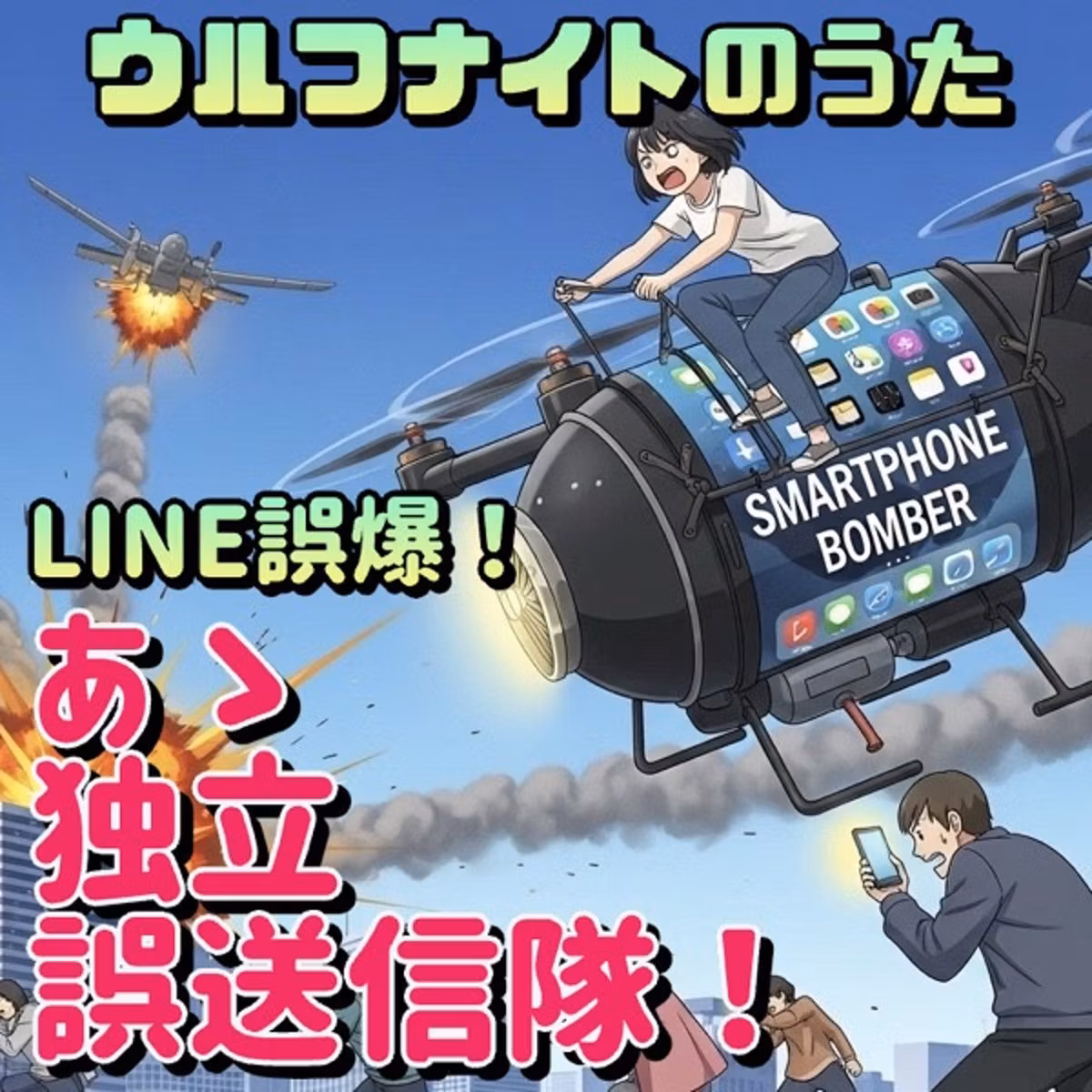 【きょうのうた】✨LINE誤爆！あゝ独立誤送信隊‼️🤣コミックソング