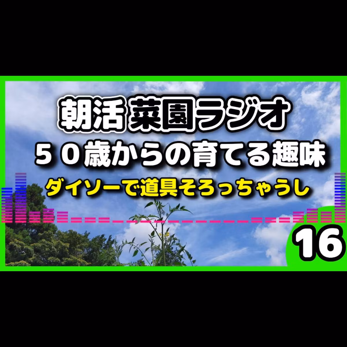 50代で「趣味がない」と悩む人へ。最初の一歩に「家庭菜園」が絶対おすすめな理由【朝活菜園ラジオ】