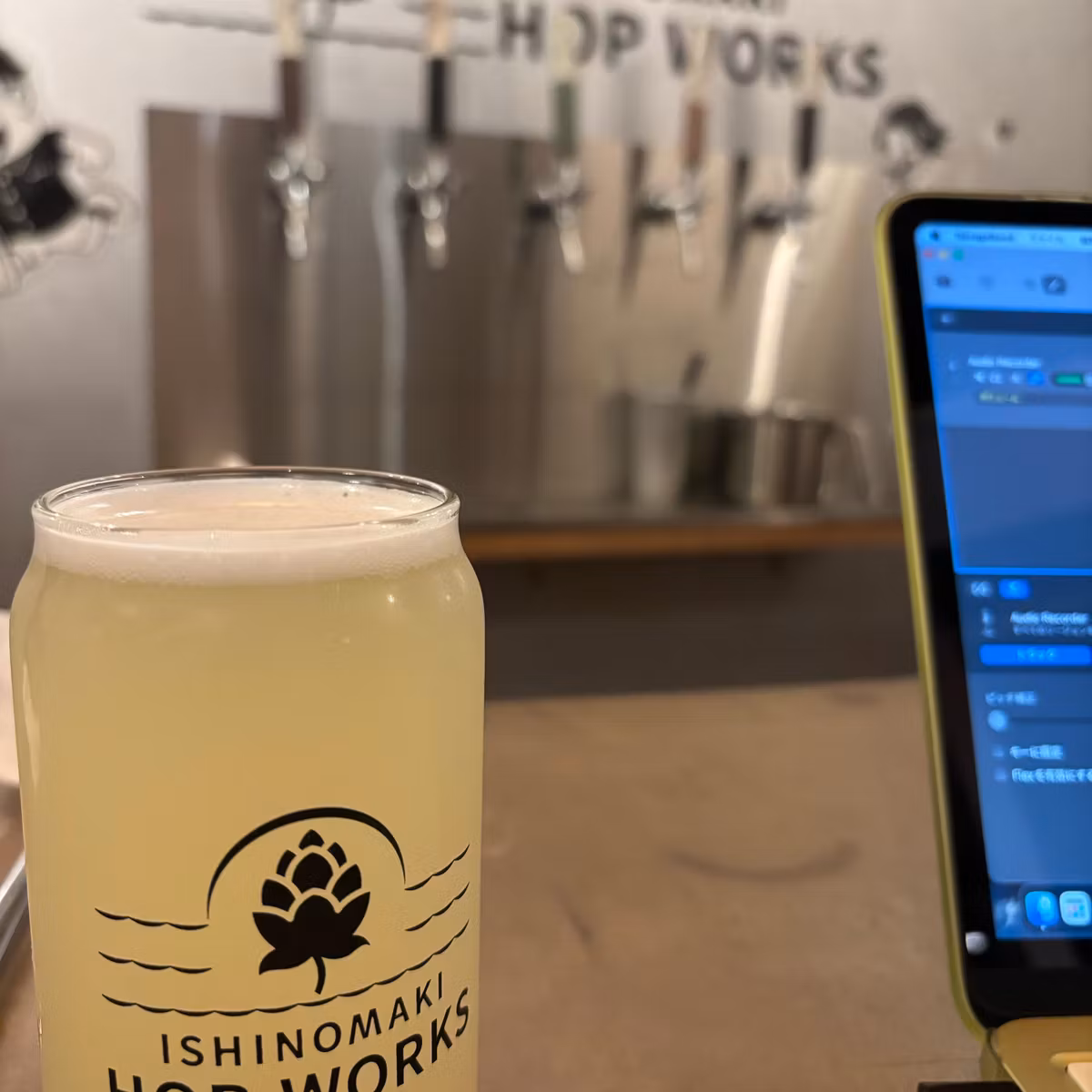 #2　夜の石巻の街中インフォメーションセンター＜ISHINOMAKI HOP WORKS TAPROOM倉嶋店長＞