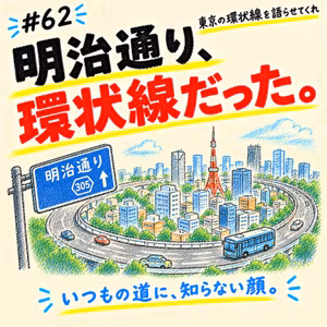 東京の環状線を語らせてくれ～東京在住歴１年の男は国土交通大臣になりたい～_＃62