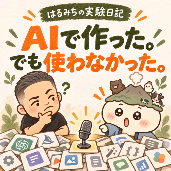 AIツールを作っては使わなかった。 今、考え方が変わった話