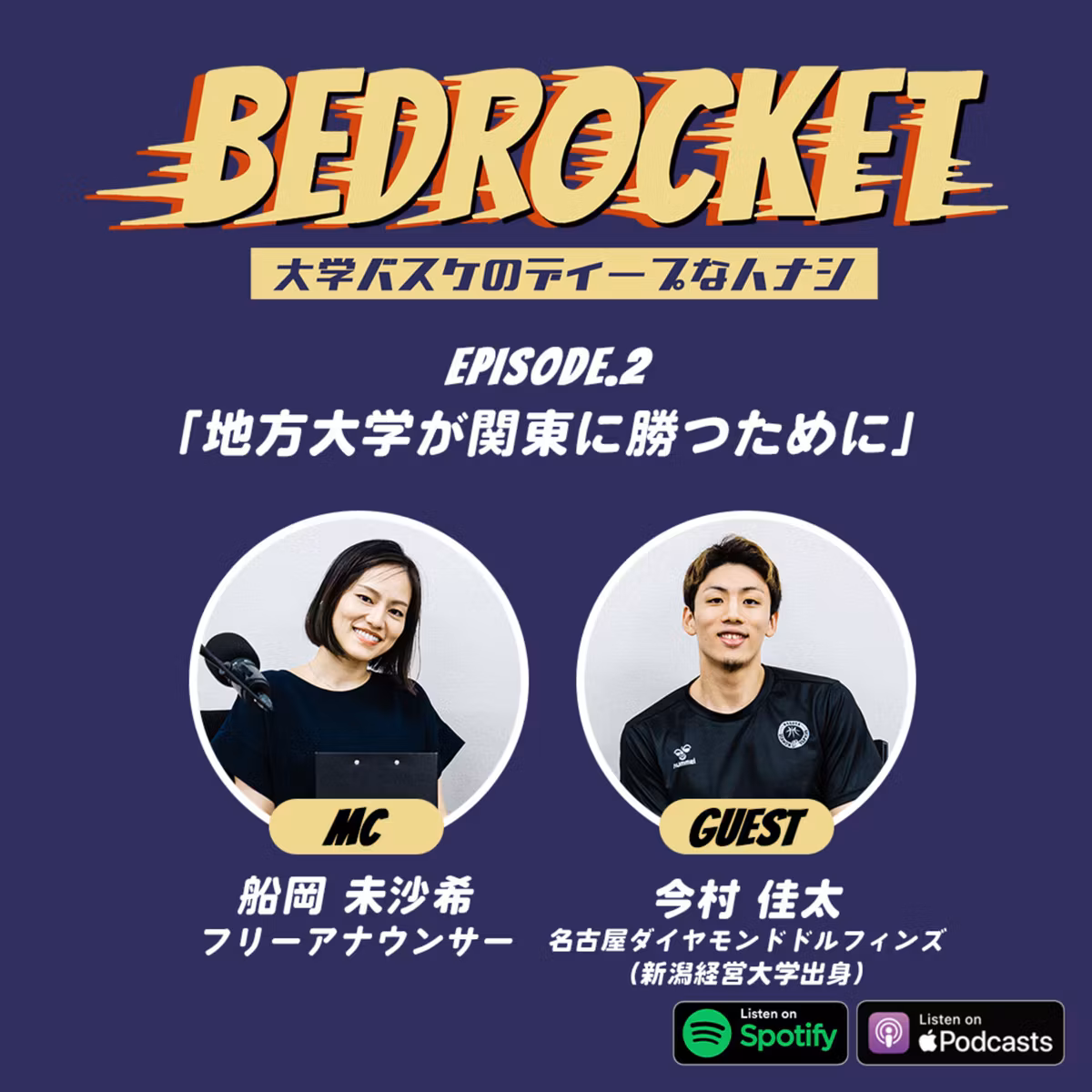 #2 地方大学が関東に勝つために／ゲスト：今村佳太（新潟経営大学出身／名古屋ダイヤモンドドルフィンズ）