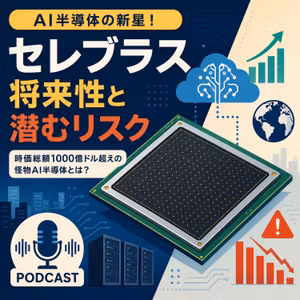 時価総額1000億ドル超えのAI半導体株セレブラス　エヌビディア対抗馬の将来性とリスク