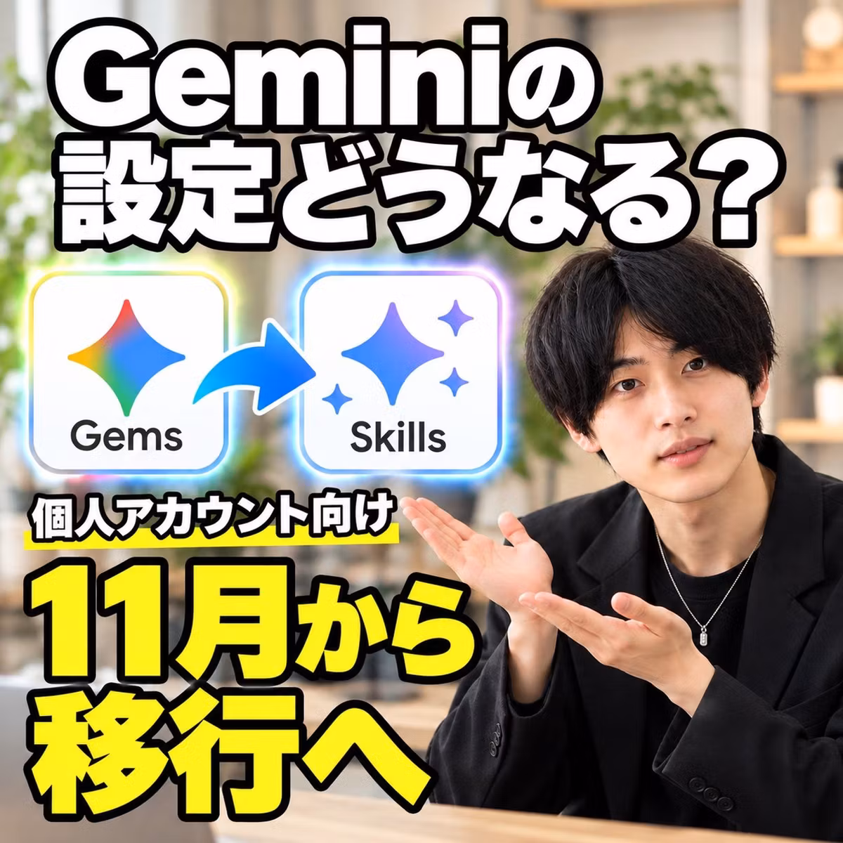 GeminiのGemsからSkillsへ移る前の確認