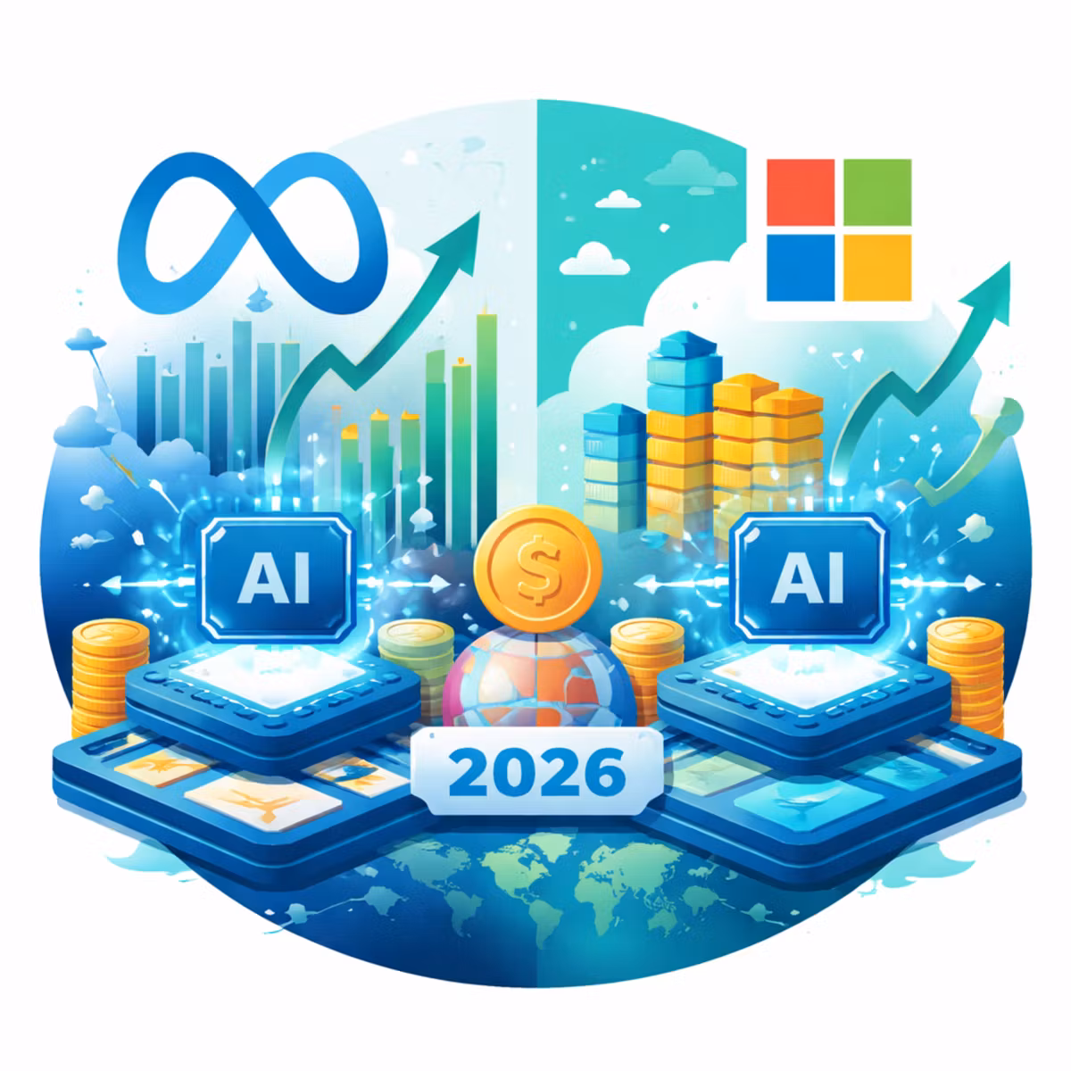 AI投資の「収益化」という分水嶺：メタとマイクロソフトの明暗が示す2026年の投資戦略