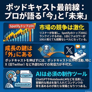 #117 音声配信で本を3冊出版|トップランナーが語る「継続の価値」