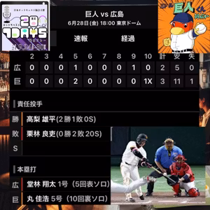 2024.06.30 【6/28vsC：二試合連続サヨナラゲーム！今度は勝利のパターンでした！！】 from Radiotalk
