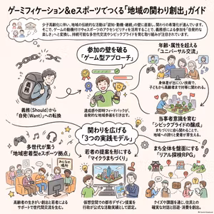 地域活動者とゲーマーの交差点：eスポーツによる地域創生と社会課題解決(関わり創出のためにできること)