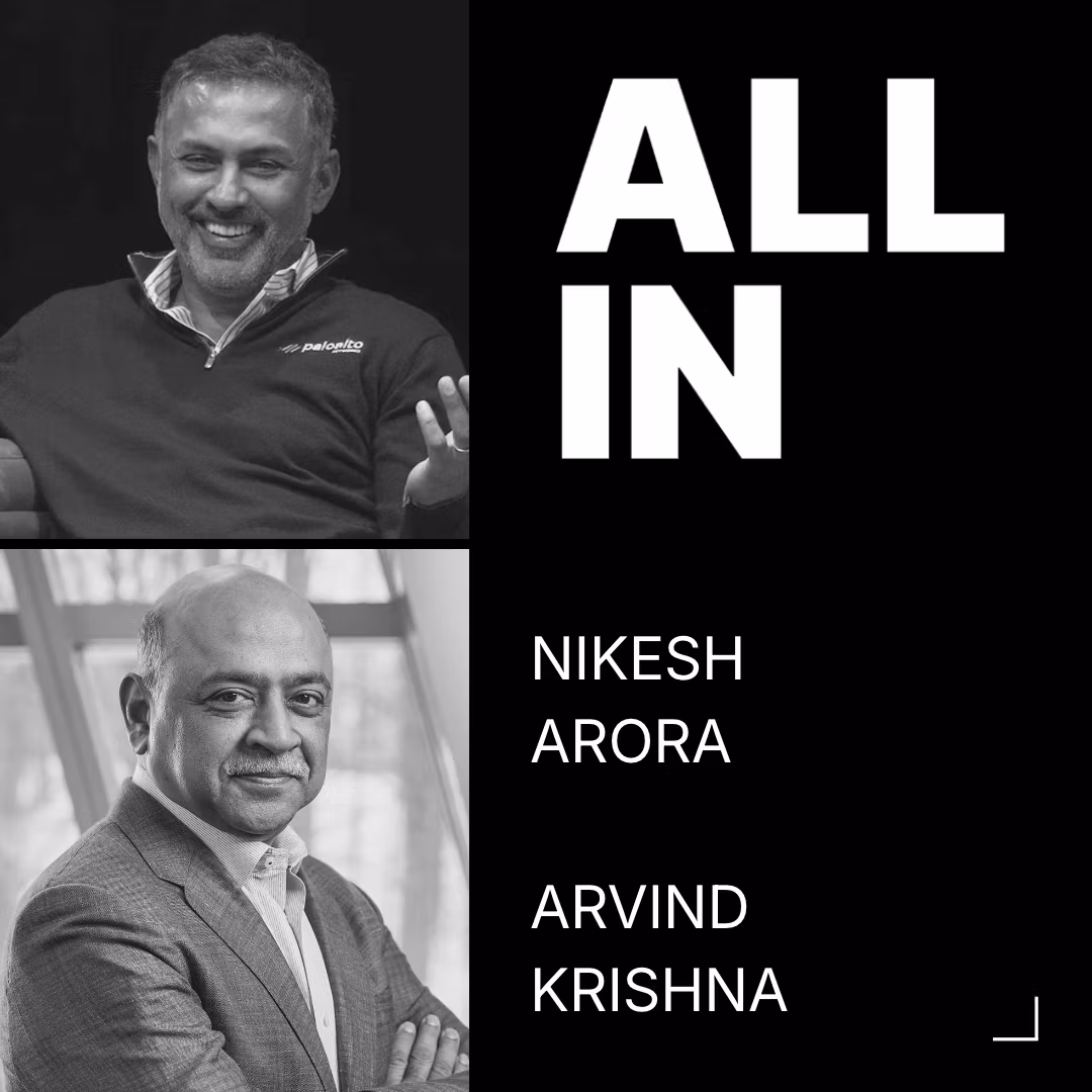 Arvind Krishna & Nikesh Arora: Quantum Threat, Open vs Frontier AI, AI Cyber Warfare & SaaS Collapse