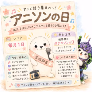 もうすぐアニソンの日🎤＆ 【歌ってみた】残酷な天使のテーゼ