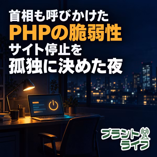 #135 首相も呼びかけたPHPの脆弱性｜サイト停止を孤独に決めた夜