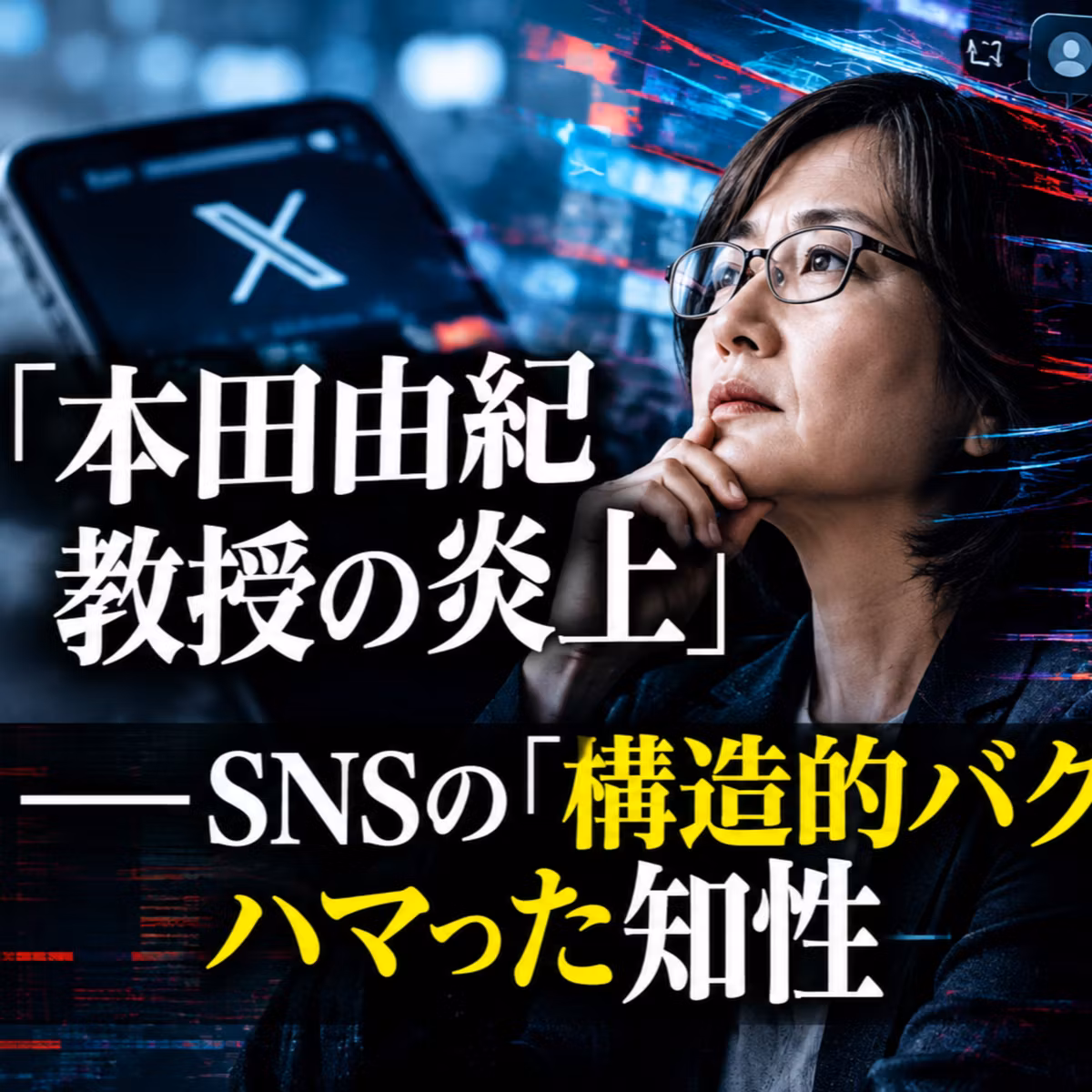 「本田由紀教授の炎上」――SNSの「構造的バグ」にハマった知性