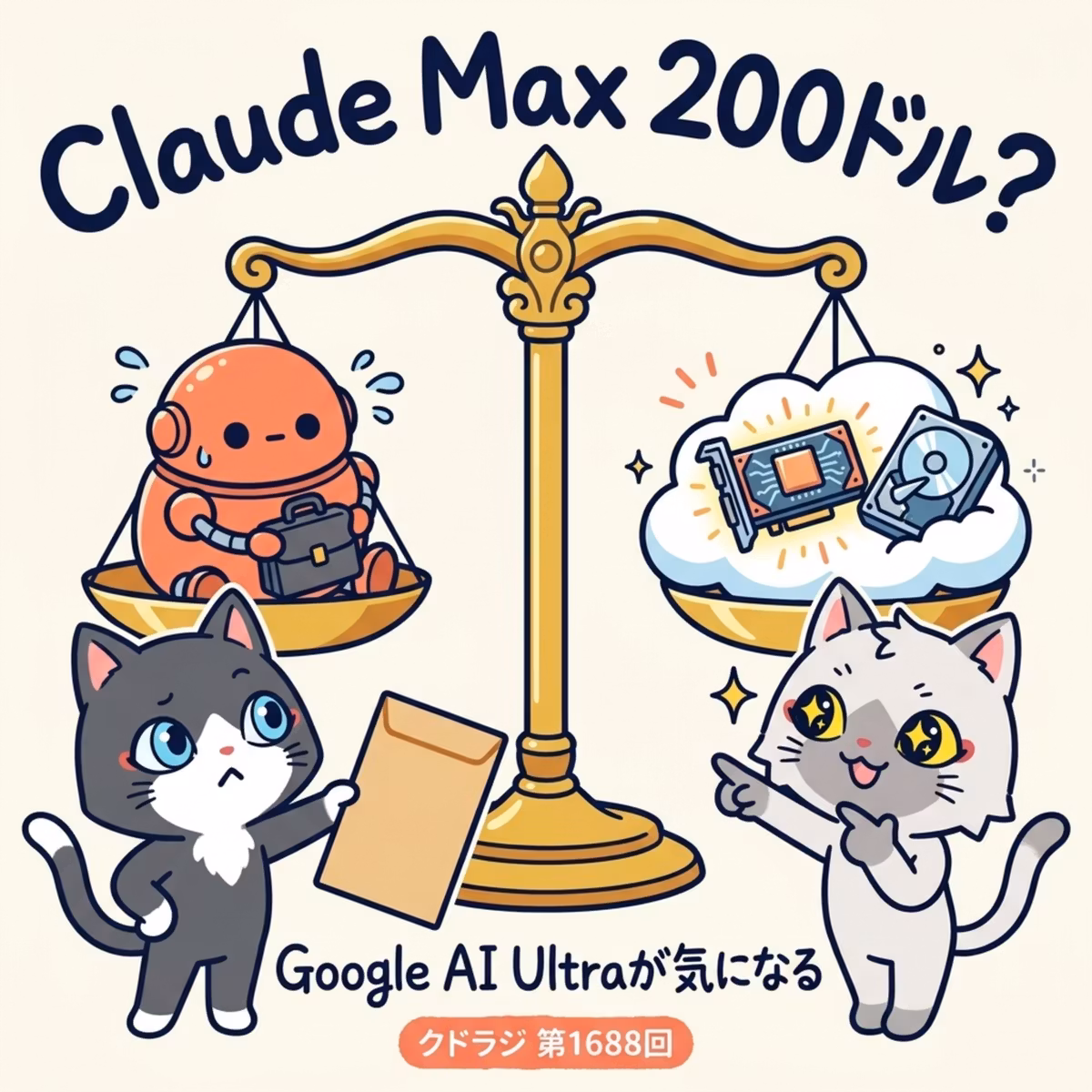 『ClaudeのMax 200ドルプランを検討中！』という話だったのに、Google AI Ultraが魅力的に見えてきた話。