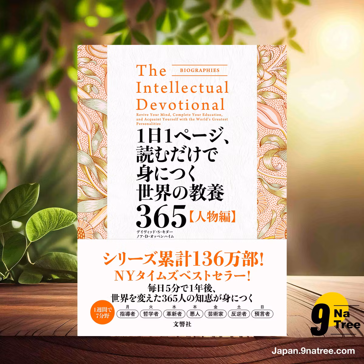                     [レビュー] 1日1ページ、読むだけで身につく世界の教養365 人物編 (デイヴィッド・S・キダー) 要約した.                