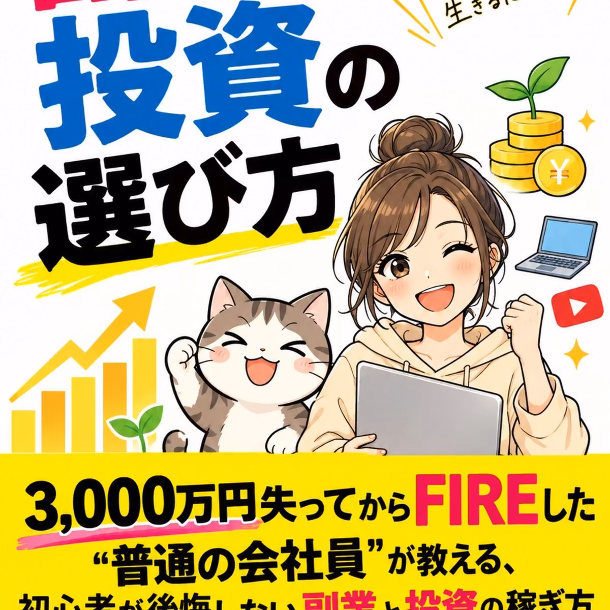 【書籍紹介】40歳でFIREした私が「副業選び・投資選び」で大切だと思うこと