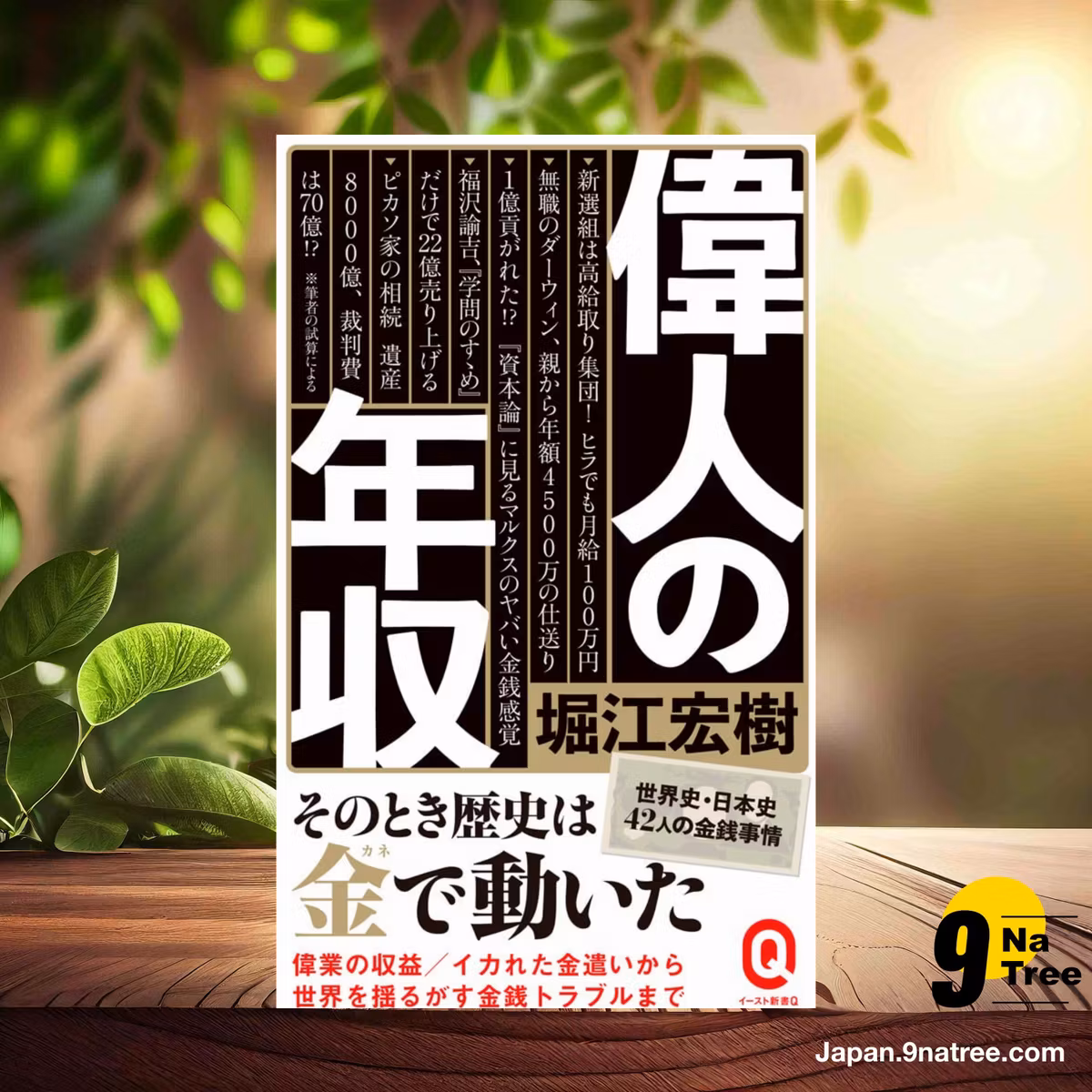                     [レビュー] 偉人の年収  (堀江 宏樹) 要約した.                
