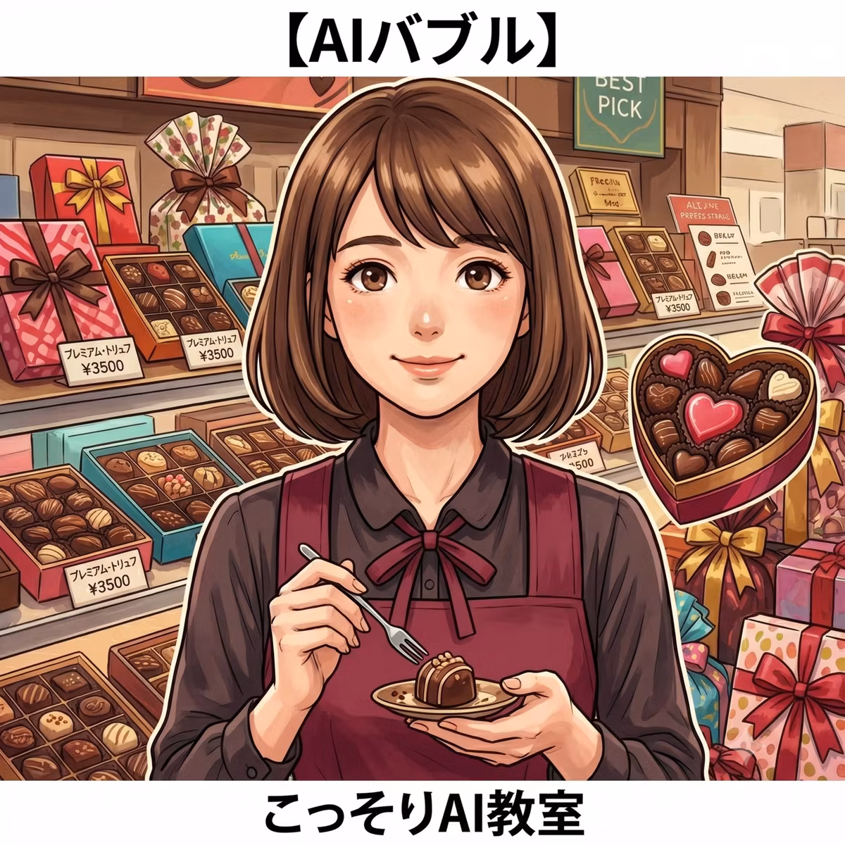 【AIバブル】バレンタインのチョコ売り場が教えてくれる、熱狂の正体