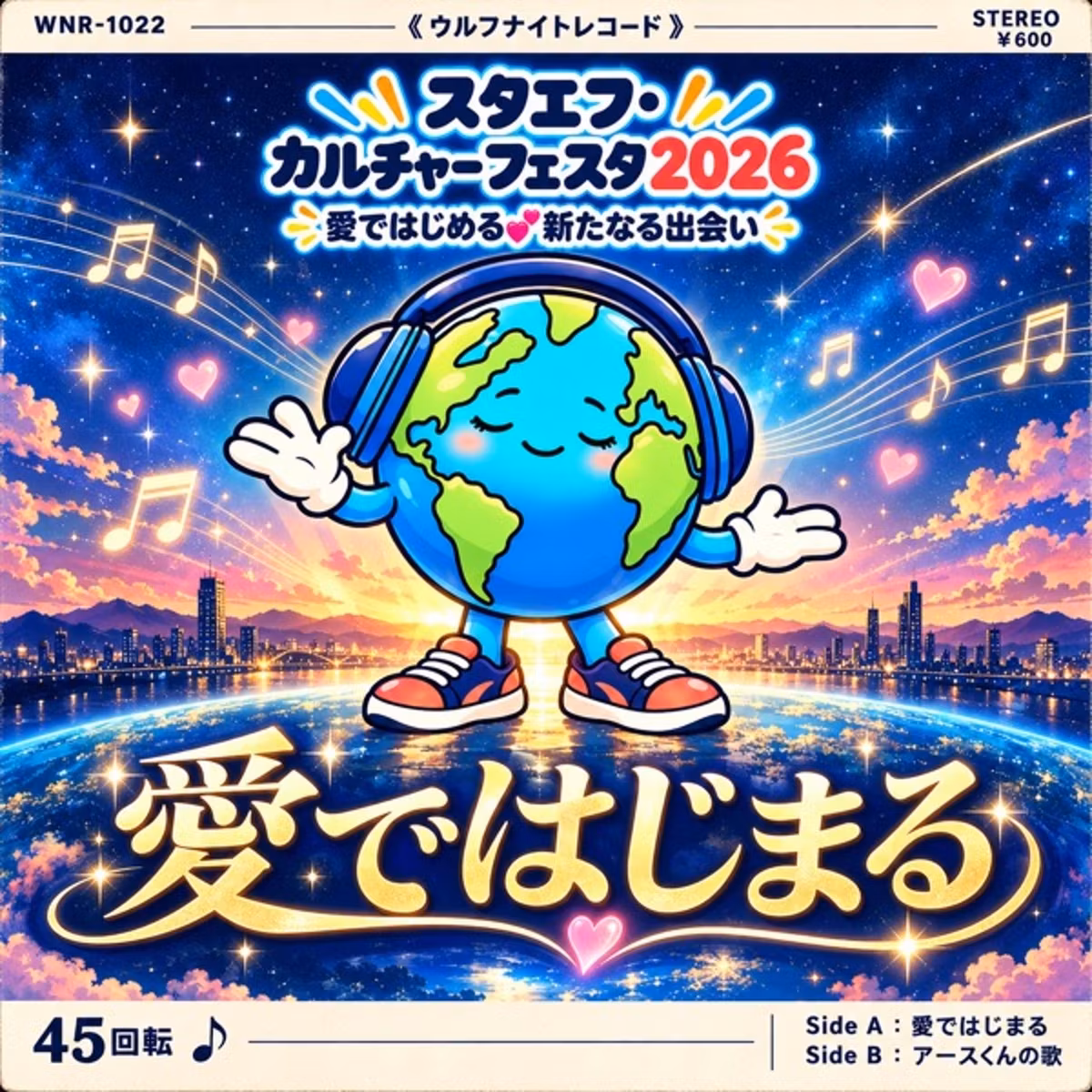 【シングル盤レコード】✨「愛ではじまる／アースくんのうた」✨