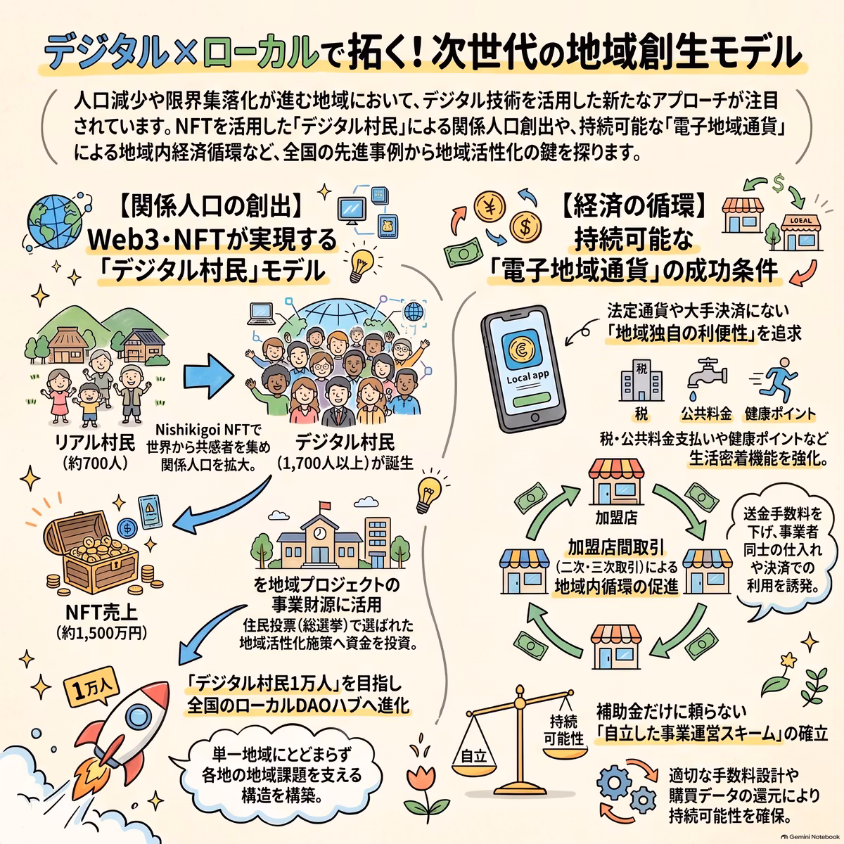 地域コミュニティとテクノロジーの融合：山古志村のNFTと地域創生