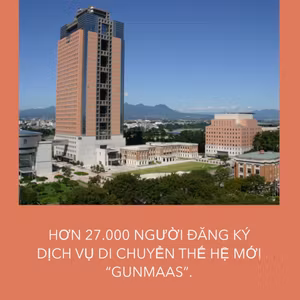 Hơn 27.000 người đăng ký dịch vụ di chuyển thế hệ mới “GunMaaS”.