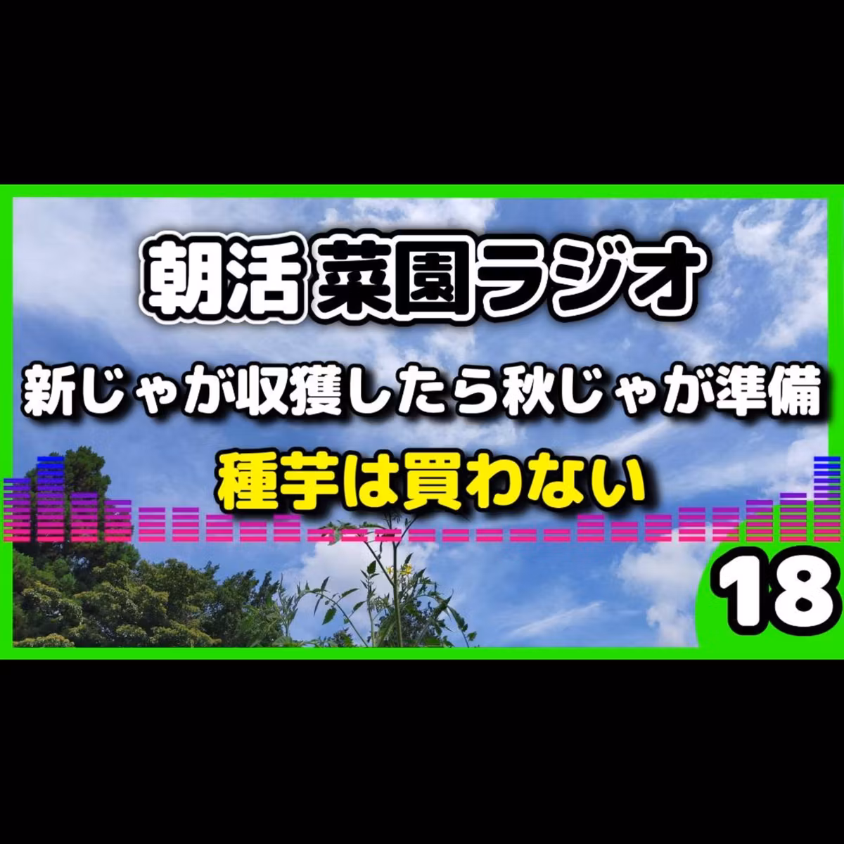 昨年は北海道産のじゃがいもが高騰、家庭菜園ならじゃがいもは無限ループ『ごいち流』栽培・保存術【朝活菜園ラジオ】
