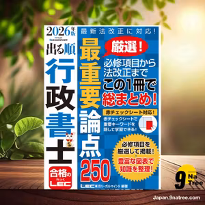                     [レビュー] 2026年版 出る順行政書士 最重要論点250【ハンディサイズ・赤シート付き】  (東京リーガルマインド LEC総合研究所 行政書士試験部) 要約した.                