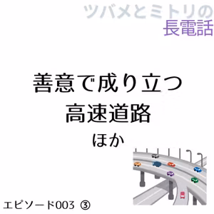 善意で成り立つ 高速道路│ツバメとミトリ003-3
