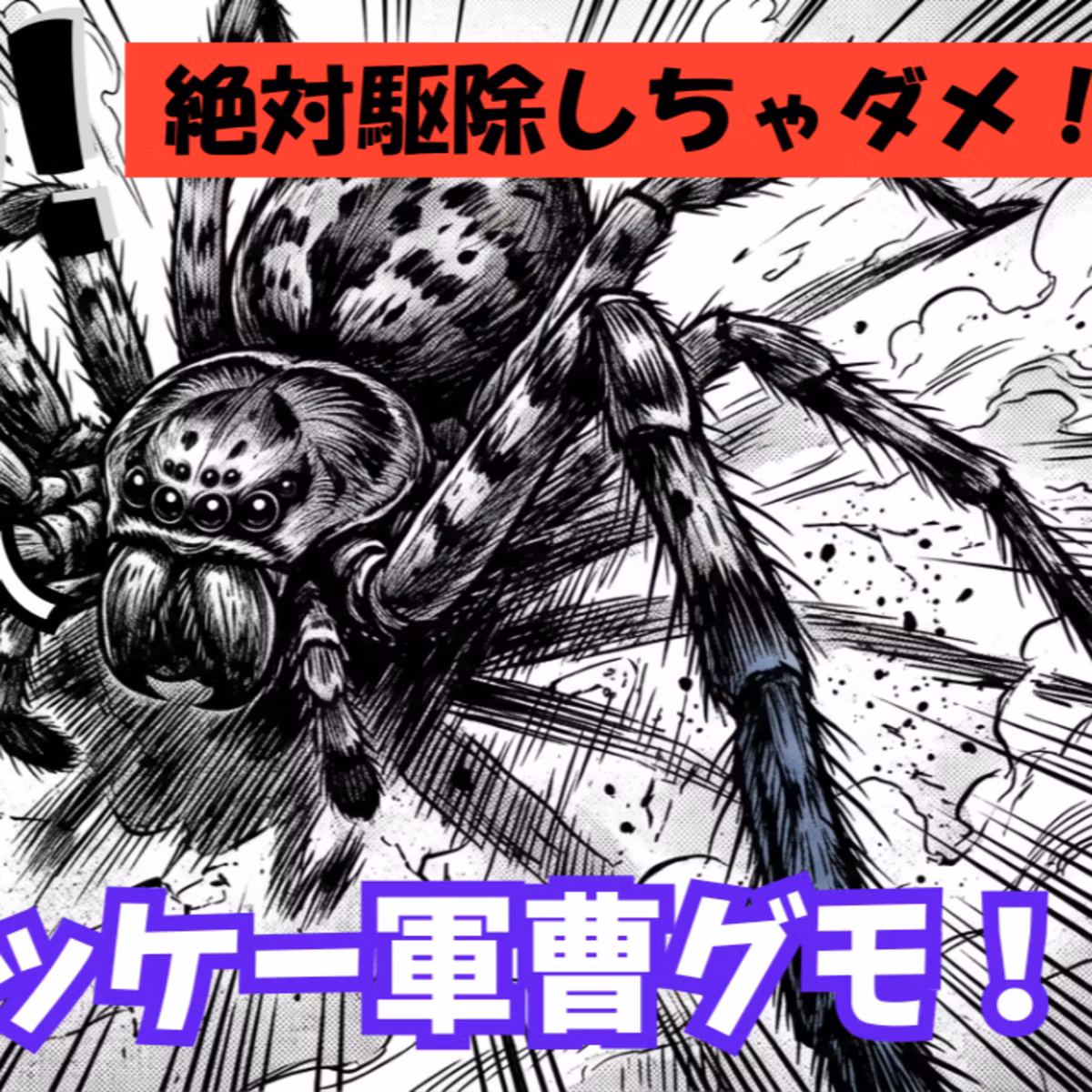 ゴキブリ嫌いな人は必聴！カッコ良すぎる軍曹グモの生態！