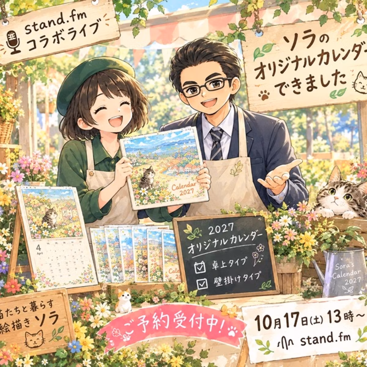 【コラボライブ】カレンダー発売記念、応援にとっつーさん🙏