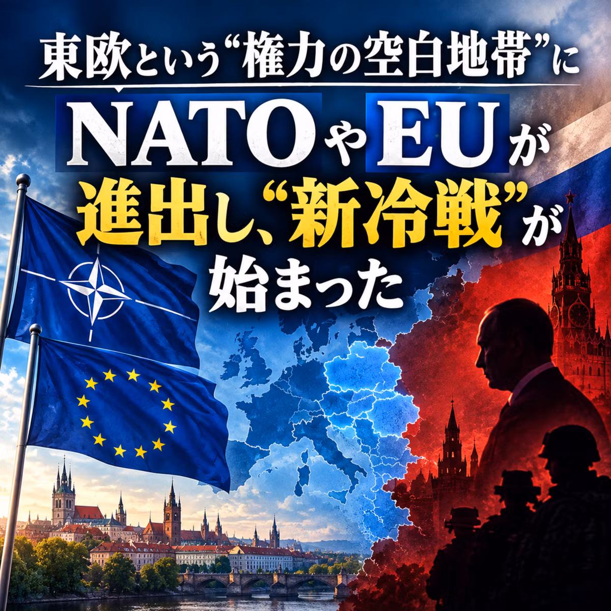 東欧という“権力の空白地帯”にNATOやEUが進出し、“新冷戦”が始まった【ロシア史】#458