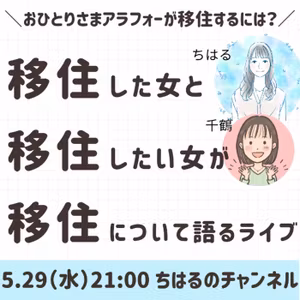 #47 移住した女と移住したい女が移住について語るライブ【前編】