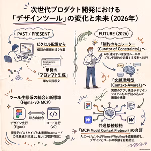 2026年のWebデザイン：2026年Webデザイン・UI/UXトレンド完全ガイド(デザインツールの変化)