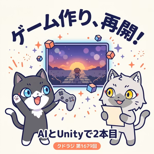 【DUSK VANGUARD II】AI使ってUnityで2作目のゲームを作り始めました！