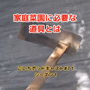 家庭菜園に必要な道具とは#71｜ごいち 家庭菜園がおもしろい シーズン１｜ Tools needed for home garden #podcast