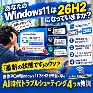 あなたの Windows11 は　26H2 になっていますか？