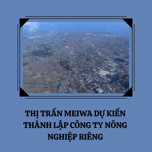 Thị Trấn Meiwa Dự Kiến Thành Lập Công Ty Nông Nghiệp Riêng