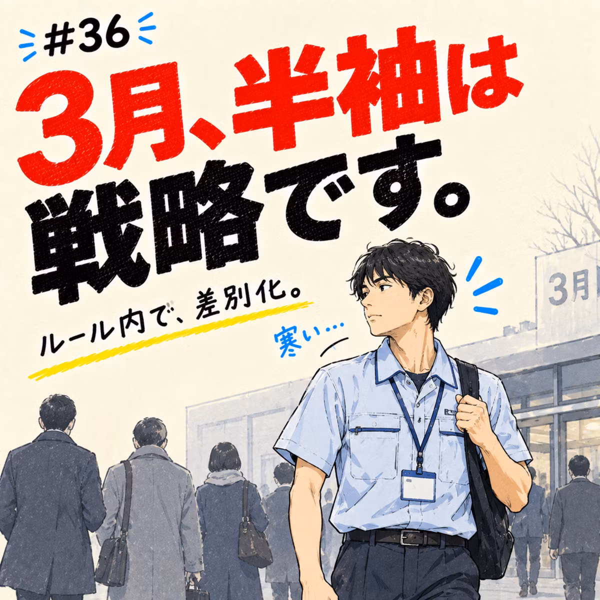 ビジネスにおける戦略的”半袖”～自己表現への考え抜かれた工夫とは～_#036