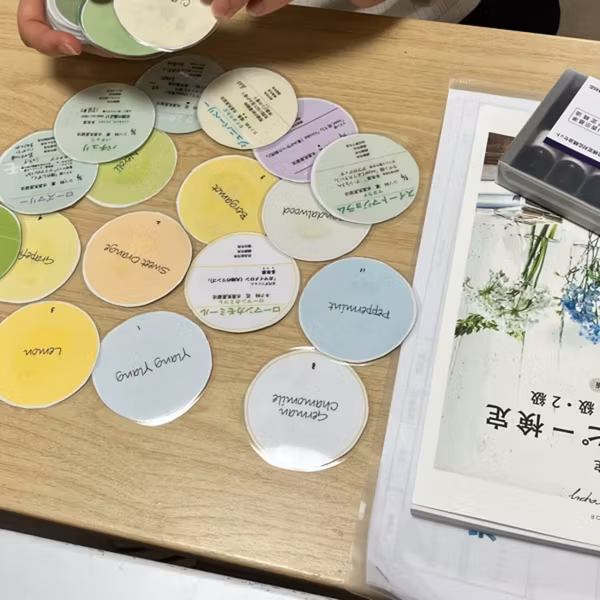 #11 アロマ検定資格に挑戦の生徒さん