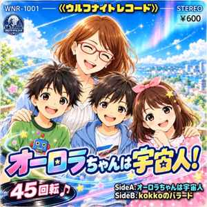 【シングル盤レコード】✨「オーロラちゃんは宇宙人！／kokkoのバラード」✨