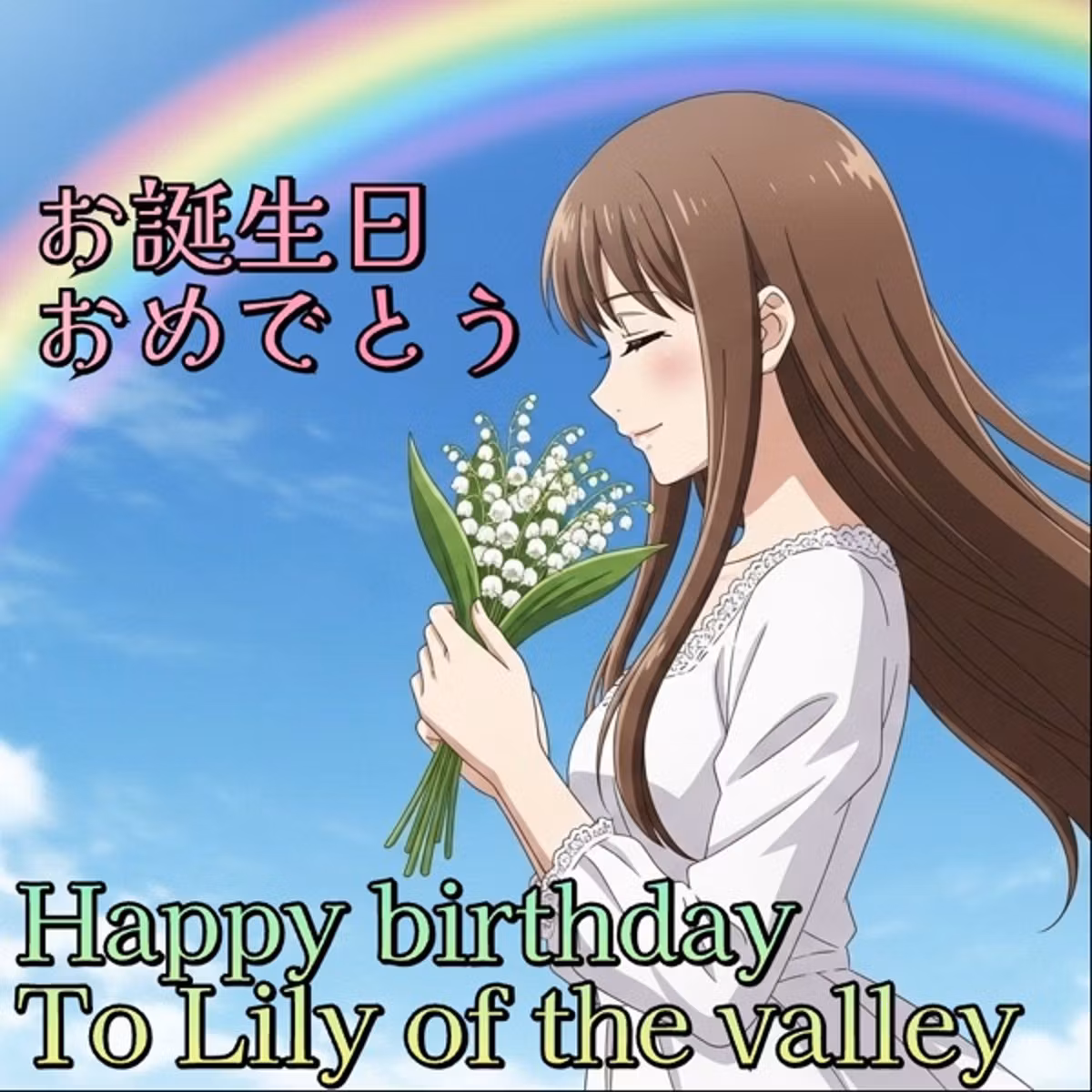 【うた】Happy birthday To Lily of the valley