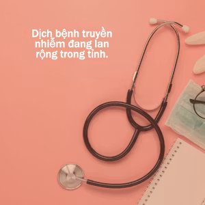 Dịch bệnh truyền nhiễm đang lan rộng trong tỉnh.