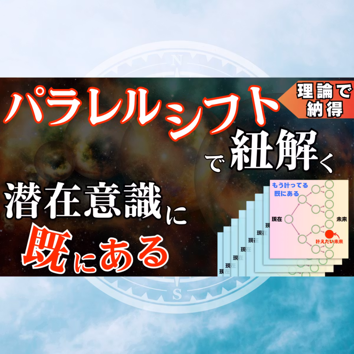 パラレルシフトで『潜在意識に既にある』をエレガントに解説してみた
