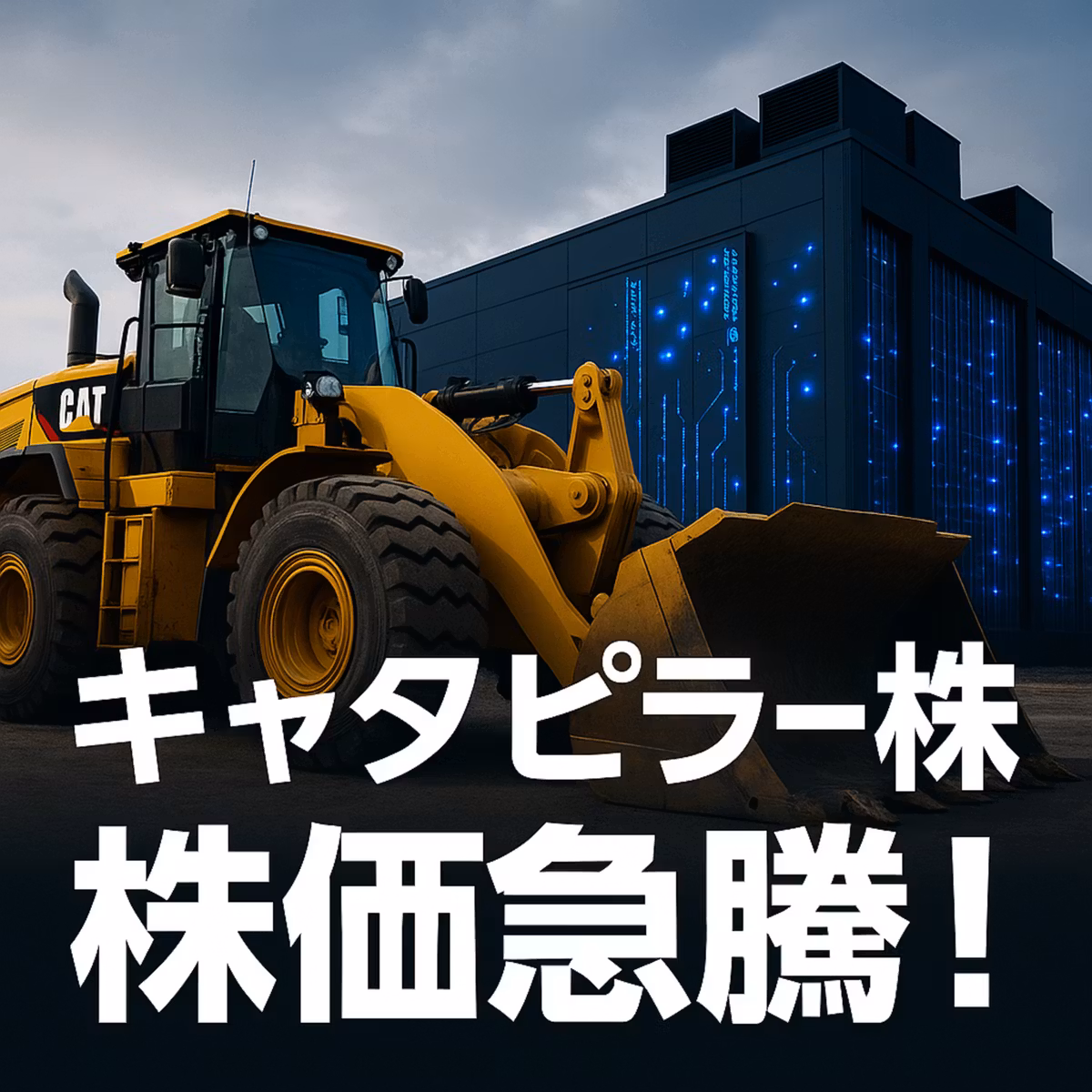 キャタピラー株が2009年以来の急騰　AI需要がけん引する新たな成長フェーズに