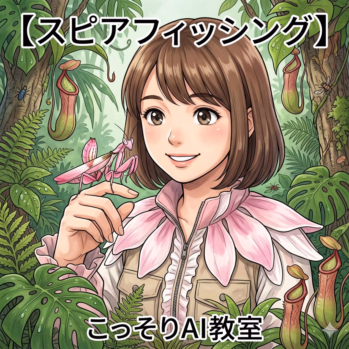 【スピアフィッシング】フィッシングと何が違うの？ハナカマキリが教えてくれた