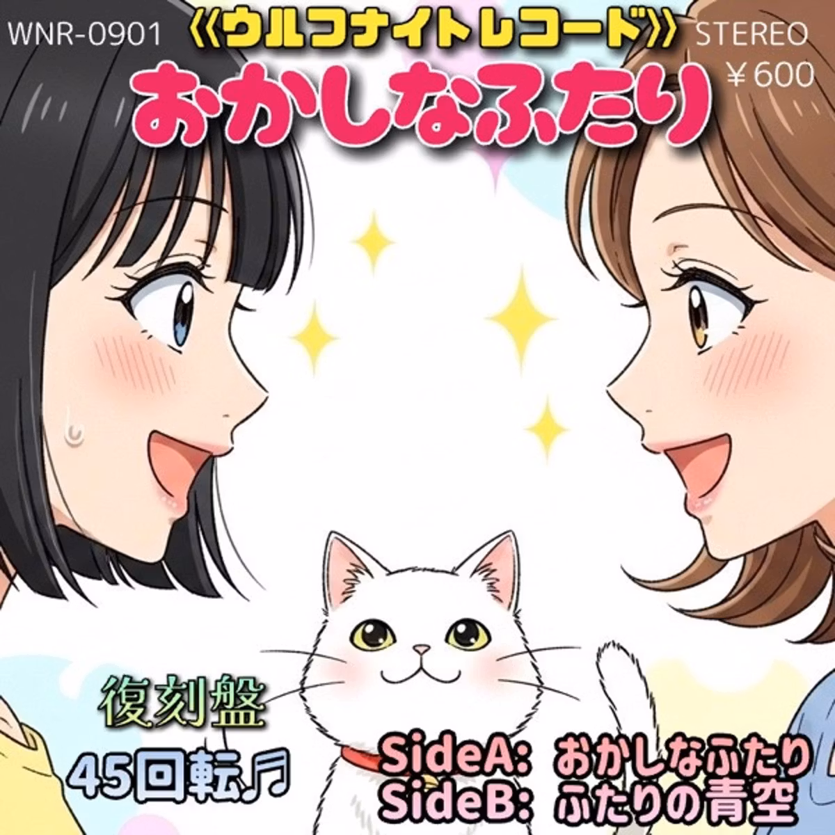 【シングル盤レコード】✨「おかしなふたり」復刻盤 📻旧チャンネル主題歌✨