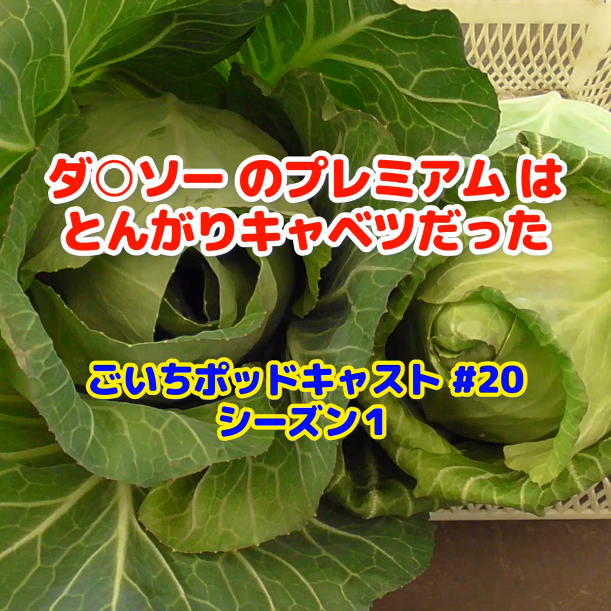 ダ○ソー のプレミアム はとんがりキャベツだった｜ごいちポッドキャスト#20｜家庭菜園がおもしろい シーズン１