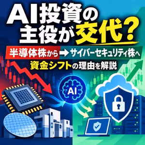 【米国株】AI投資の主役が交代？半導体株急落、サイバーセキュリティ株急騰の理由