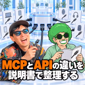 MCPとは？APIとの違いをUSB Type-Cと説明書のたとえで整理する