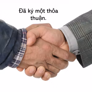Đã ký một thỏa thuận.