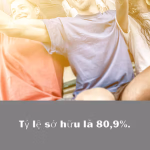 Tỷ lệ sở hữu là 80,9%.